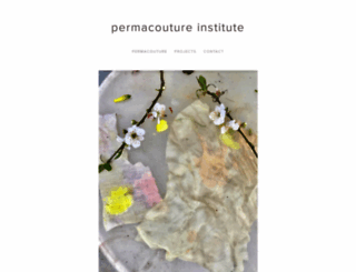 permacouture.org screenshot