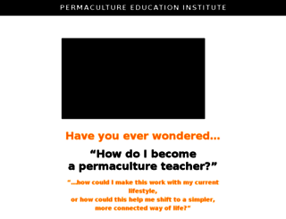 permacultureeducationinstitute.com screenshot