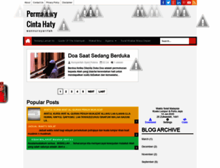 permaisurycintahaty.blogspot.com screenshot