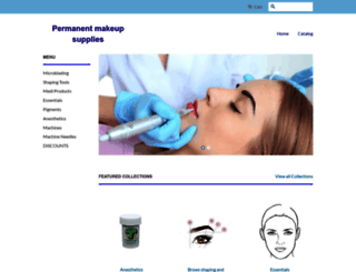 permanent-makeup-supplies.myshopify.com screenshot