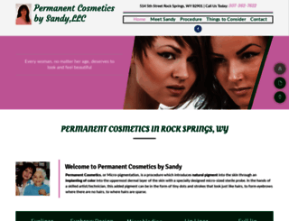 permanentcosmeticsbysandy.com screenshot