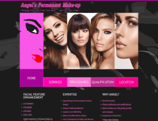 permanentmakeupbyangel.com screenshot