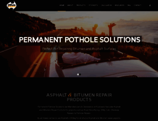 permanentpotholesolutions.com.au screenshot