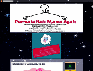 permatahatimamaayah.blogspot.com screenshot