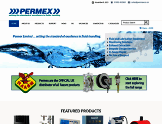 permex-lube.com screenshot
