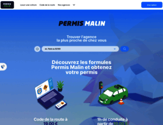 permis-malin.com screenshot