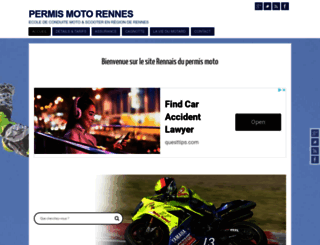 permis-moto-rennes.fr screenshot