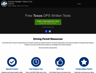 permit-tests.com screenshot