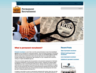 permrecruitment.co.za screenshot