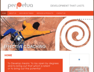 perpetua-coaching.co.za screenshot