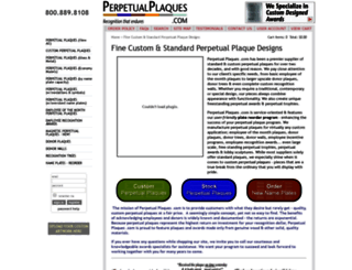 perpetualplaques.com screenshot