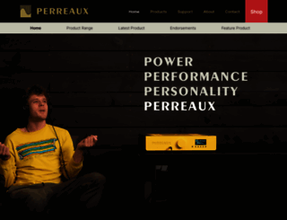 perreaux.com screenshot