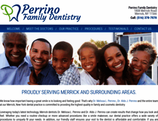 perrinofamilynydentistry.com screenshot