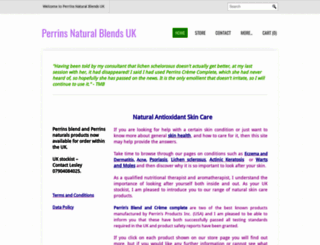 perrins-naturals-uk.co.uk screenshot