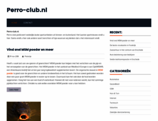 perro-club.nl screenshot