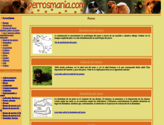 perros.perrosmania.com screenshot