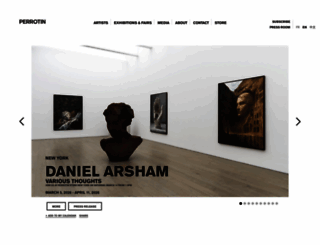 perrotin.com screenshot