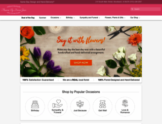perryfloralandgifts.com screenshot