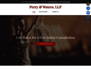 perrywaters.com screenshot