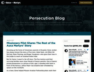 persecutionblog.com screenshot