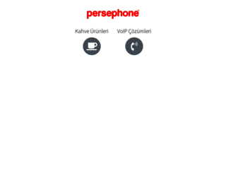persephone.com.tr screenshot