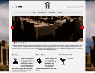 persepoliscuisine.com screenshot