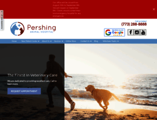 pershinganimalhospital.com screenshot