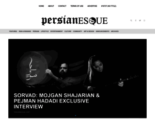 persianesque.com screenshot