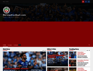 persianfootball.com screenshot