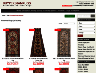 persianrugrunner.com screenshot