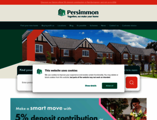 persimmonhomes.com screenshot