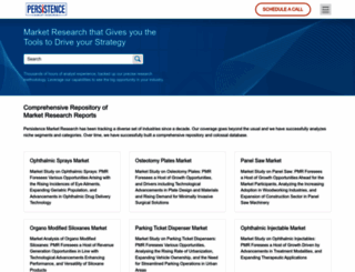 persistencemarketresearch.com screenshot