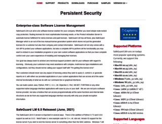 persistentsecurity.com screenshot