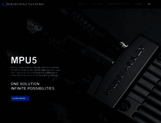 persistentsystems.com screenshot