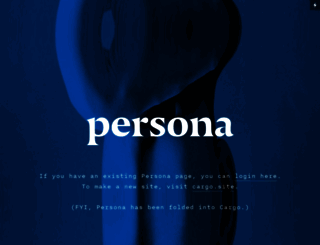 persona.co screenshot