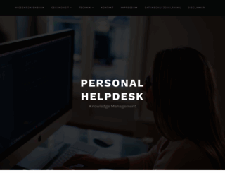 personal-helpdesk.com screenshot