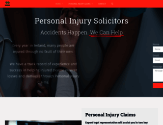 personal-injuries.ie screenshot
