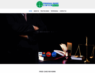 personal-injury-lawyer-dallas.com screenshot