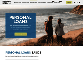 personal-loans.fundinghero.com screenshot