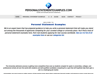 personal-statement-examples.com screenshot