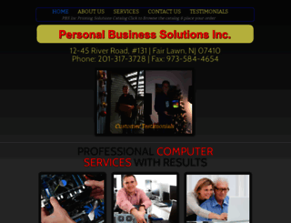 personalbusinesssolutions.com screenshot