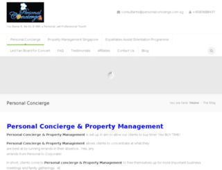 personalconcierge.com.sg screenshot