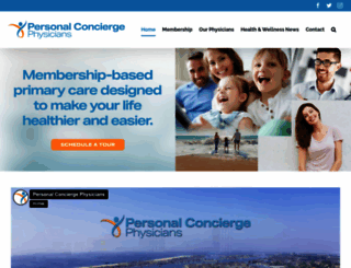 personalconciergephysicians.com screenshot