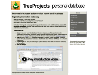 personaldatabase.org screenshot