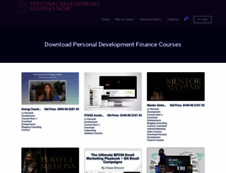 personaldevelopmentcoursesnow.com screenshot