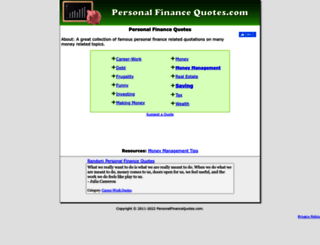 personalfinancequotes.com screenshot