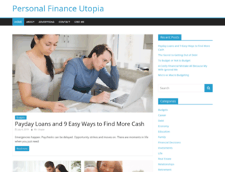 personalfinanceutopia.com screenshot