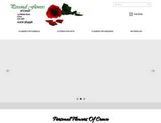 personalflowersofcrewe.co.uk screenshot