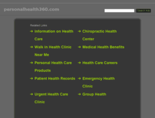 personalhealth360.com screenshot