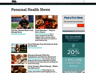 personalhealthnews.ca screenshot